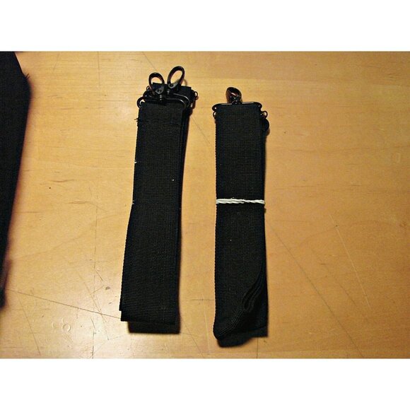 Large Makeup Crafts Storage Bag Case Zip Movable Compartments Strap Black Travel - Picture 3 of 12